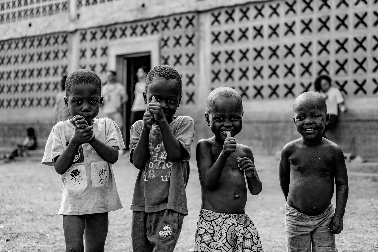 Voluntários em ação